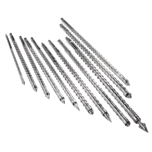 Screw at bariles para sa vertical injection molding machine